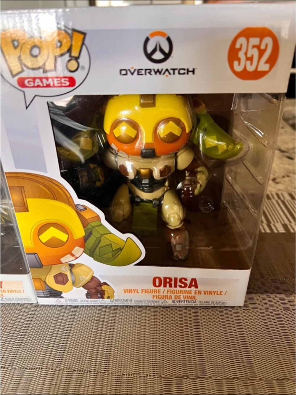 Funko Pop! Games Overwatch Orisa Vinyl Figure - Yellow, Green